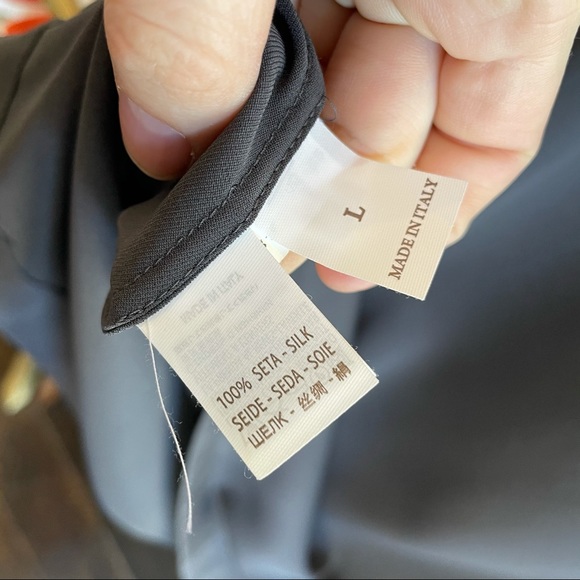 Brunello Cuccinelli Silk Short Sleeve Blouse - Picture 7 of 13